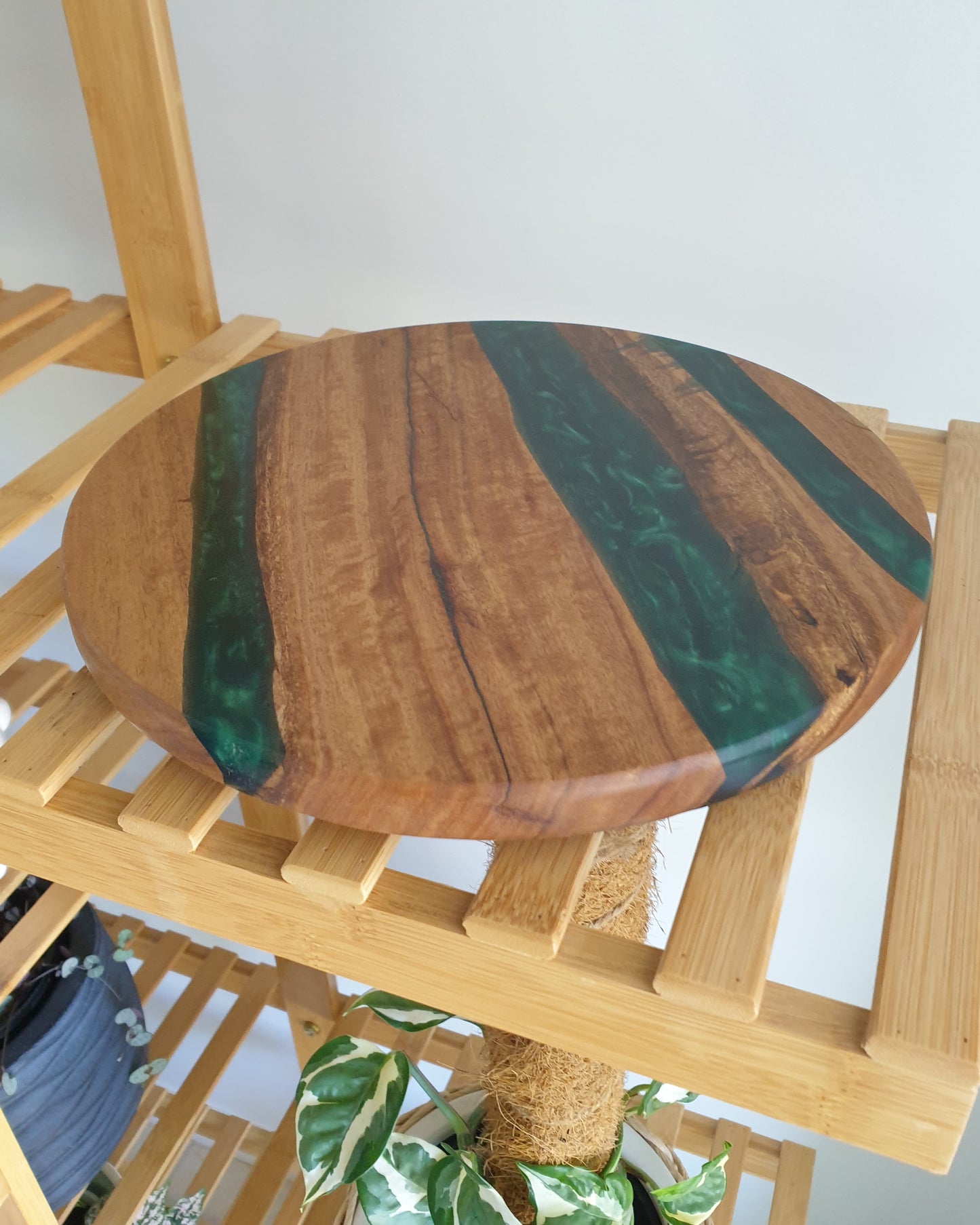 Darkgreen resin Lazy Susan 245mm