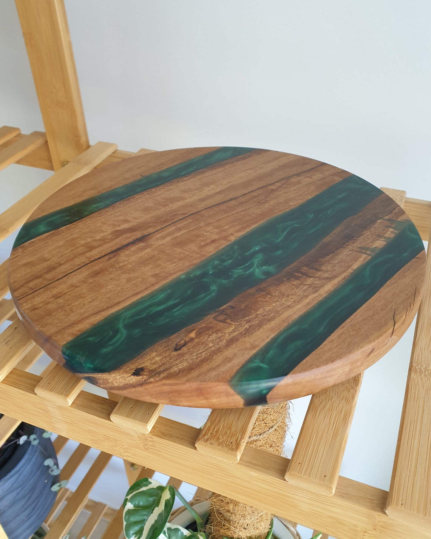 Darkgreen resin Lazy Susan 245mm