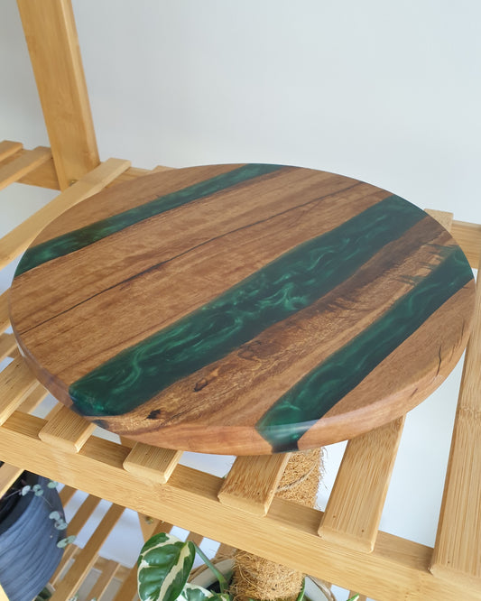 Darkgreen resin Lazy Susan 245mm