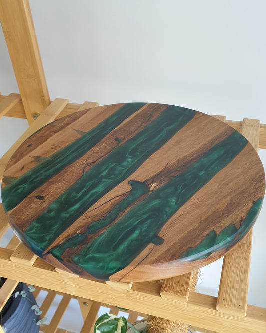 Darkgreen resin Lazy Susan 245mm