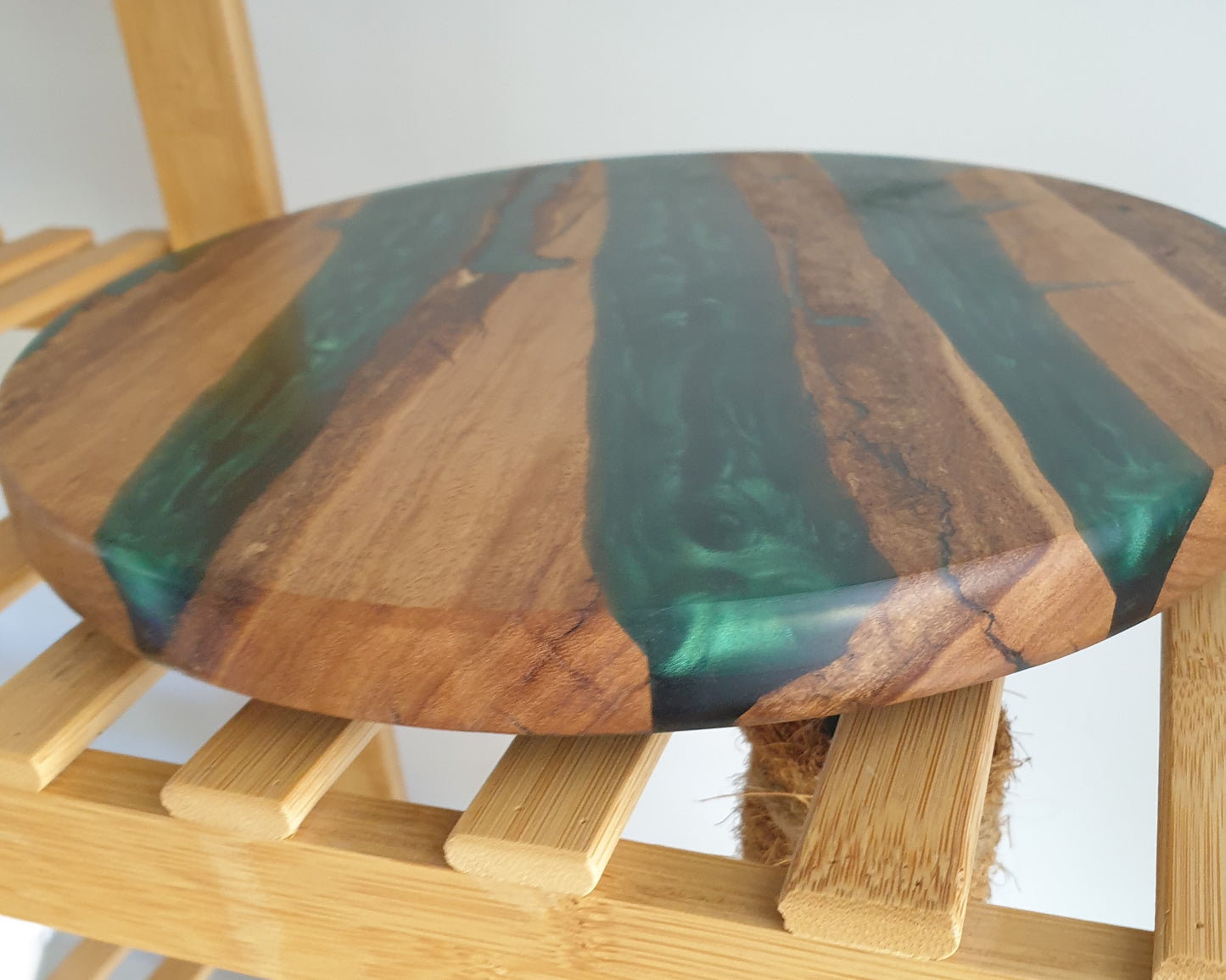 Darkgreen resin Lazy Susan 245mm